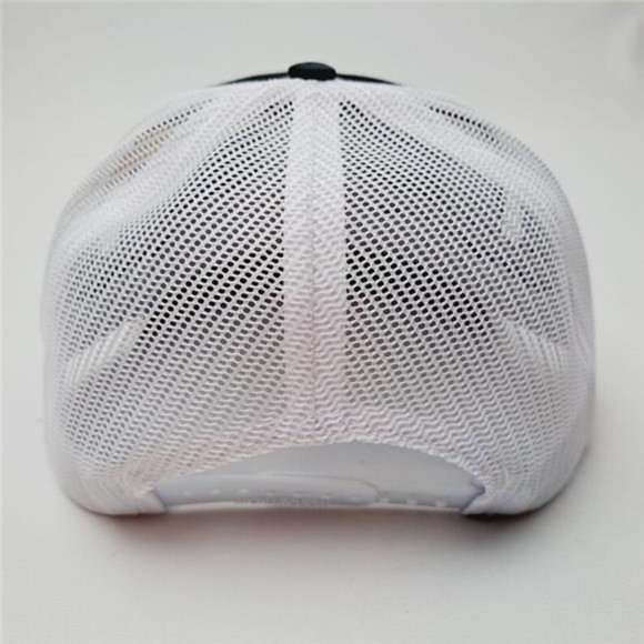 Peterbilt 379 Embroidered Patch Flat Bill Mesh Snapback Trucker Cap Hat PB Semi - Picture 4 of 4